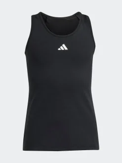 adidas Black Techfit Kids Tank Top