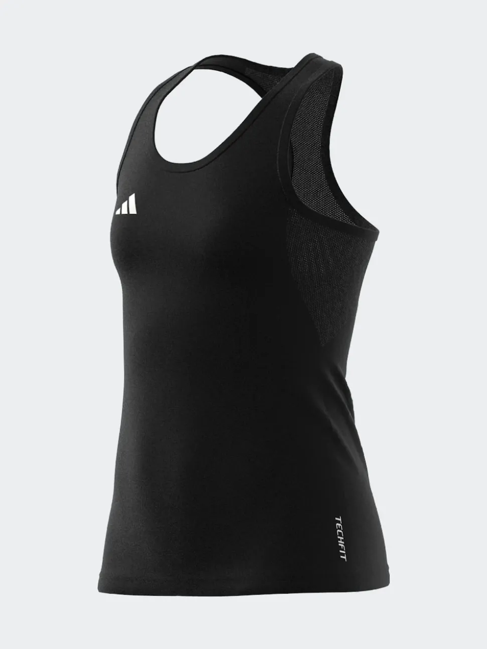 adidas Black Techfit Kids Tank Top
