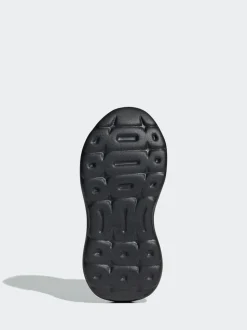adidas Black Tensaur Run 3.0 Hook and Loop Kids Trainers