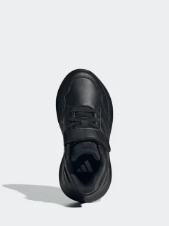 adidas Black Tensaur Run 3.0 Hook and Loop Kids Trainers