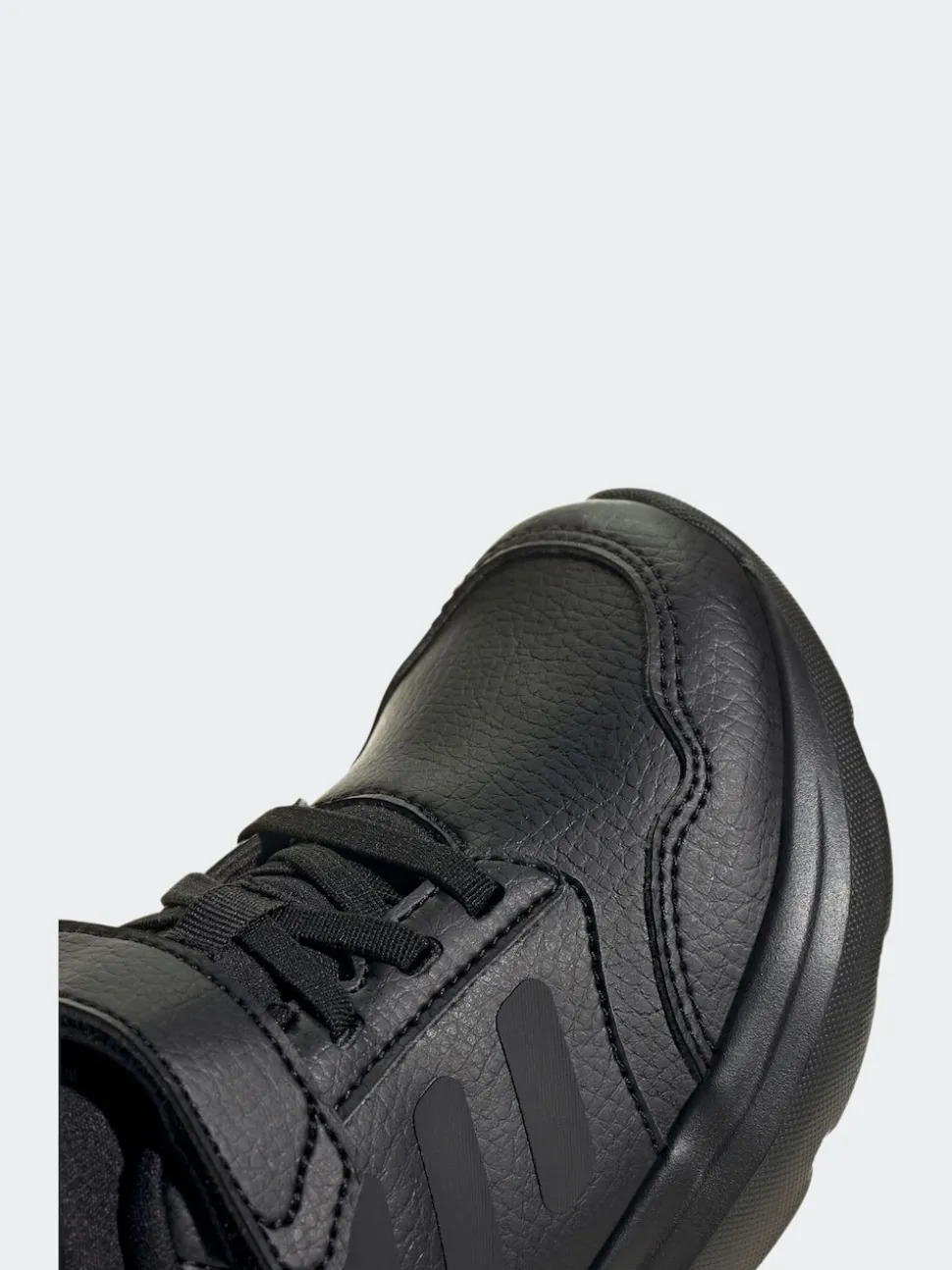 adidas Black Tensaur Run 3.0 Hook and Loop Kids Trainers