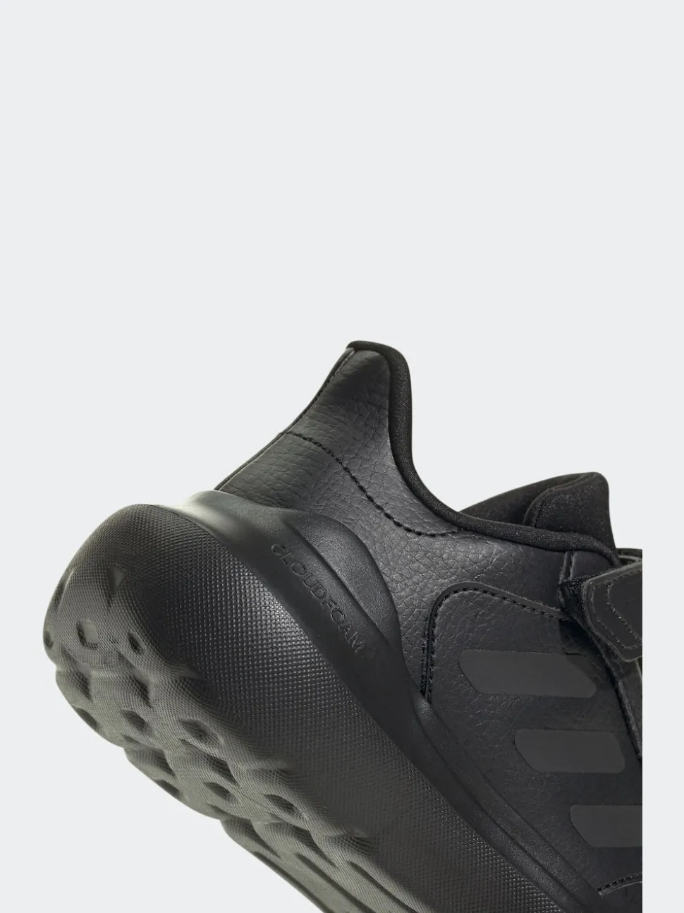adidas Black Tensaur Run 3.0 Hook and Loop Kids Trainers