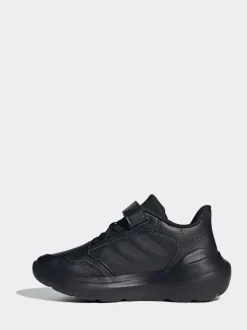 adidas Black Tensaur Run 3.0 Hook and Loop Kids Trainers
