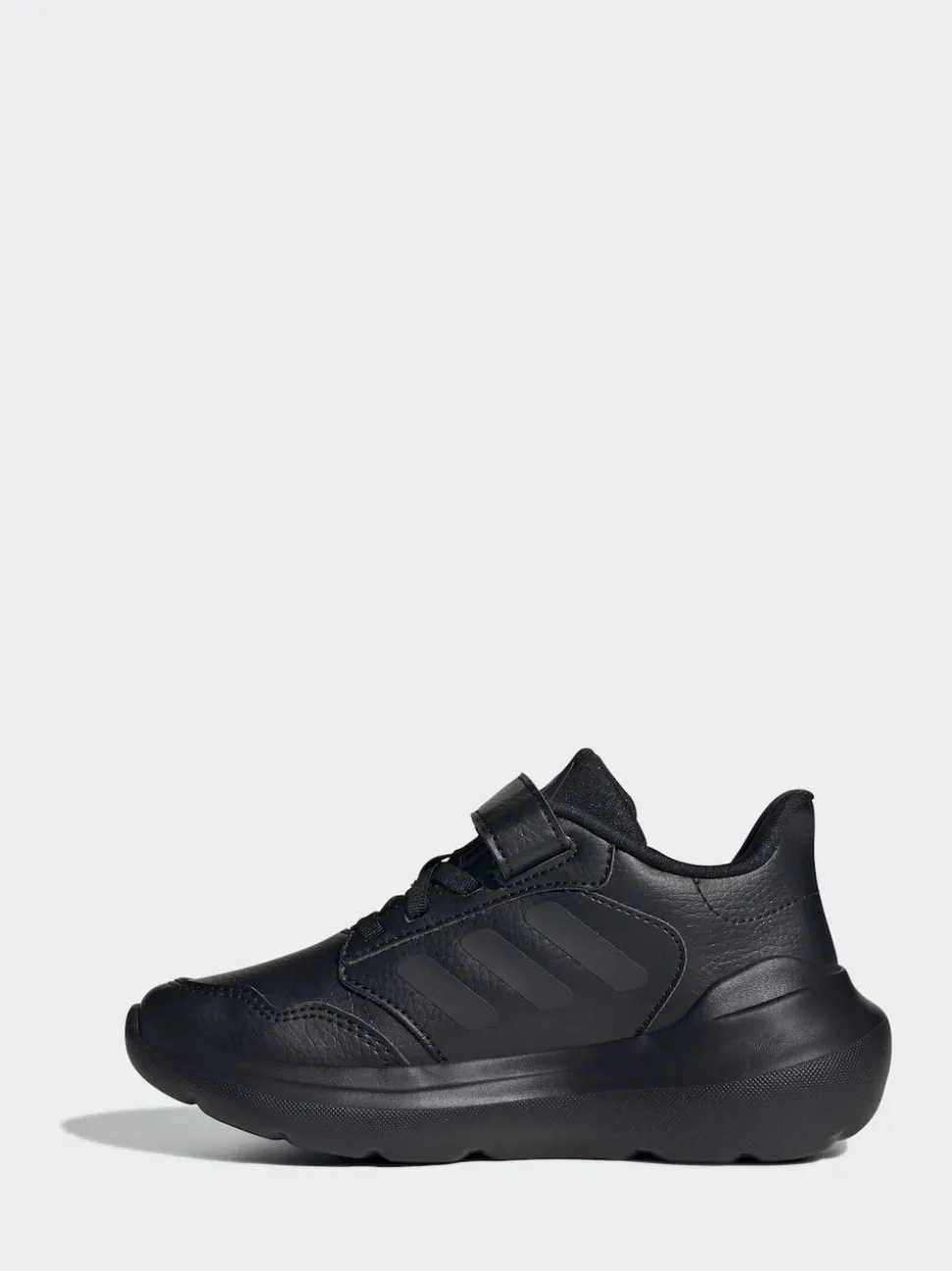 adidas Black Tensaur Run 3.0 Hook and Loop Kids Trainers