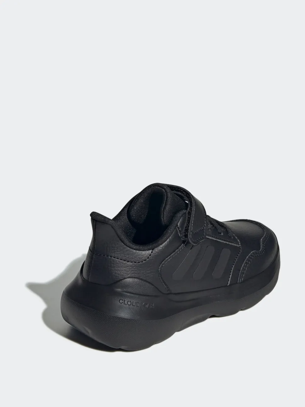 adidas Black Tensaur Run 3.0 Hook and Loop Kids Trainers
