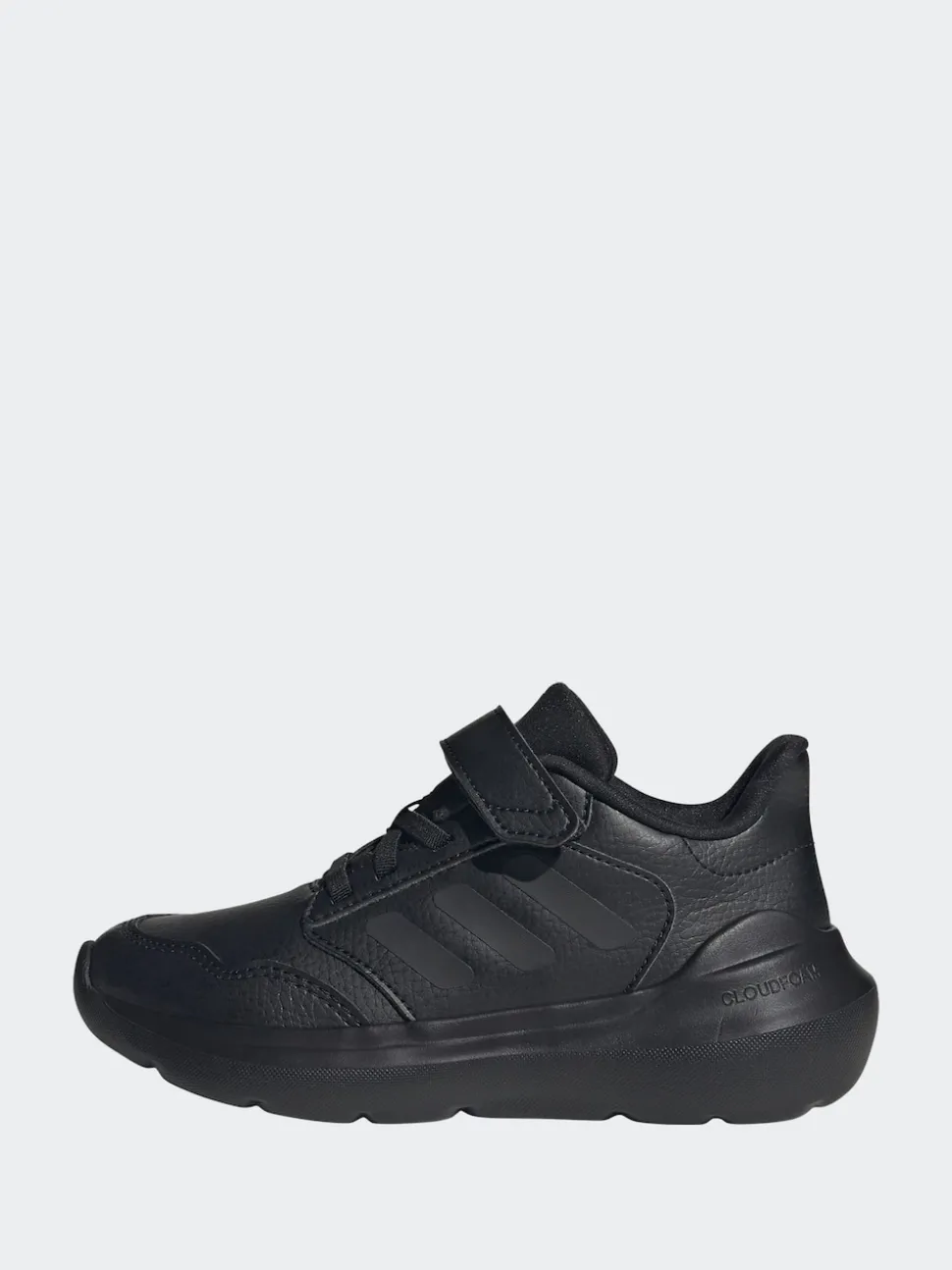 adidas Black Tensaur Run 3.0 Hook and Loop Kids Trainers
