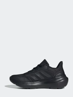 adidas Black Tensaur Run 2.0 Lace Junior Trainers