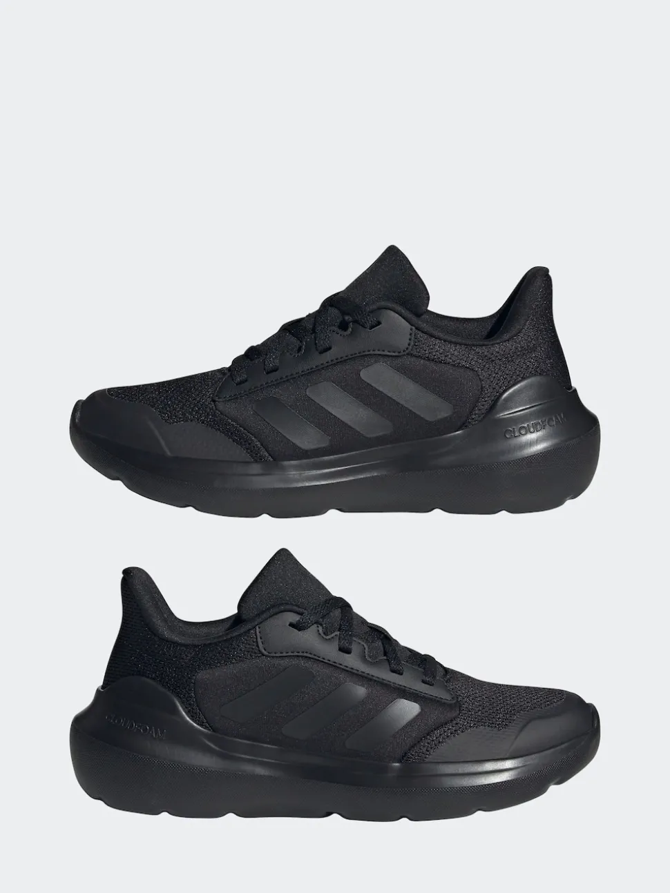 adidas Black Tensaur Run 2.0 Lace Junior Trainers