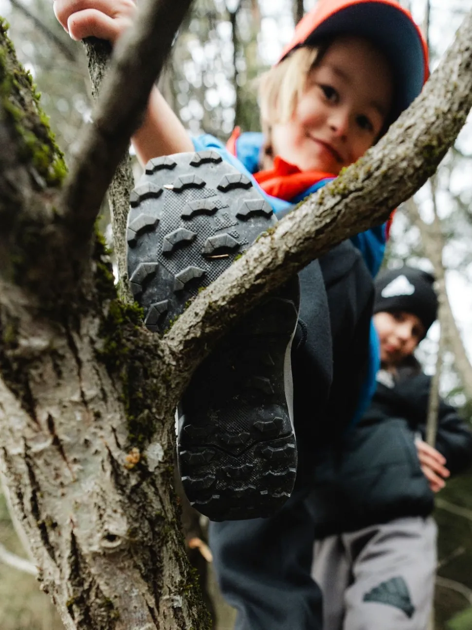 adidas Black Terrex Ax4r Hiking Kids Trainers