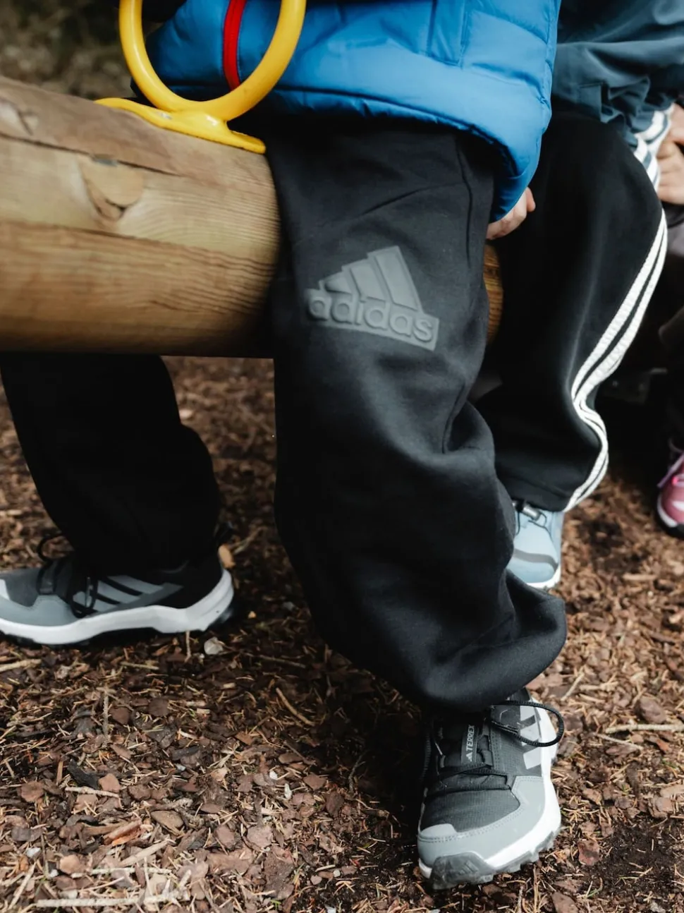 adidas Black Terrex Ax4r Hiking Kids Trainers