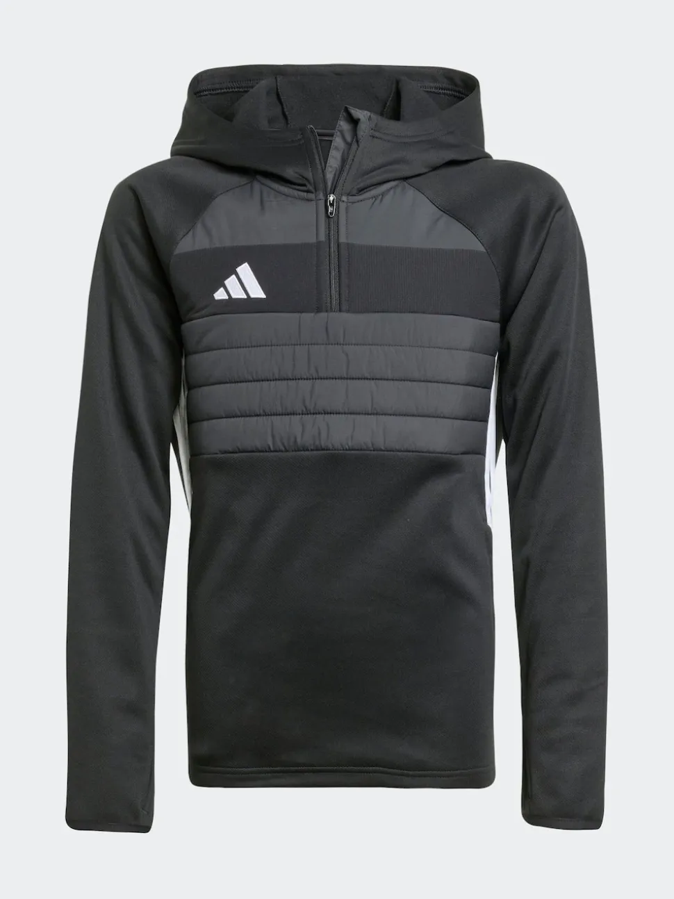 adidas Black Tiro 25 Essentials Winterized Training Top Kids