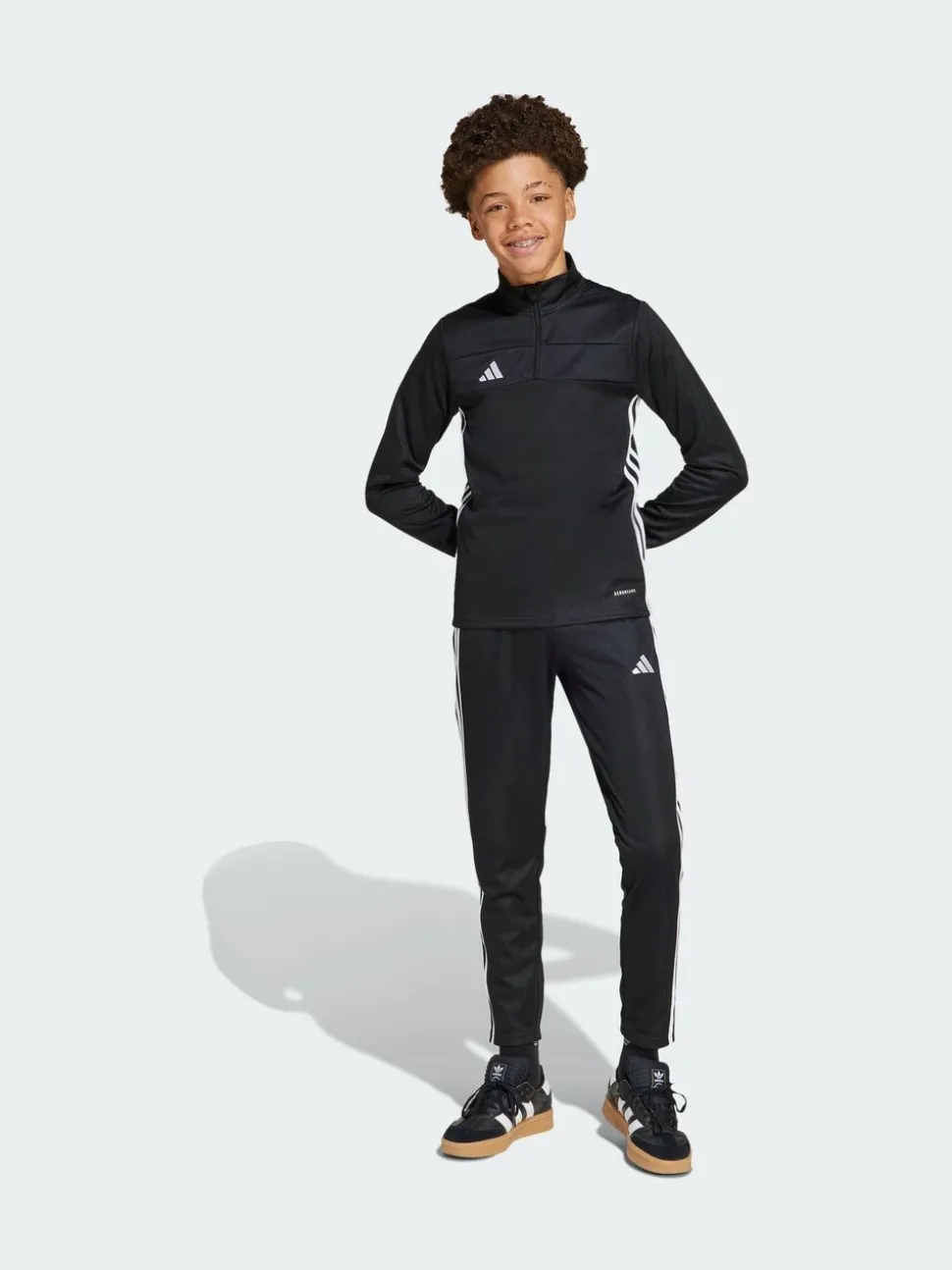 adidas Black Tiro 25 Essentials Training Tracksuit Bottoms