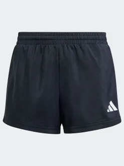 adidas Black Train Essentials 3-Stripes Shorts Kids