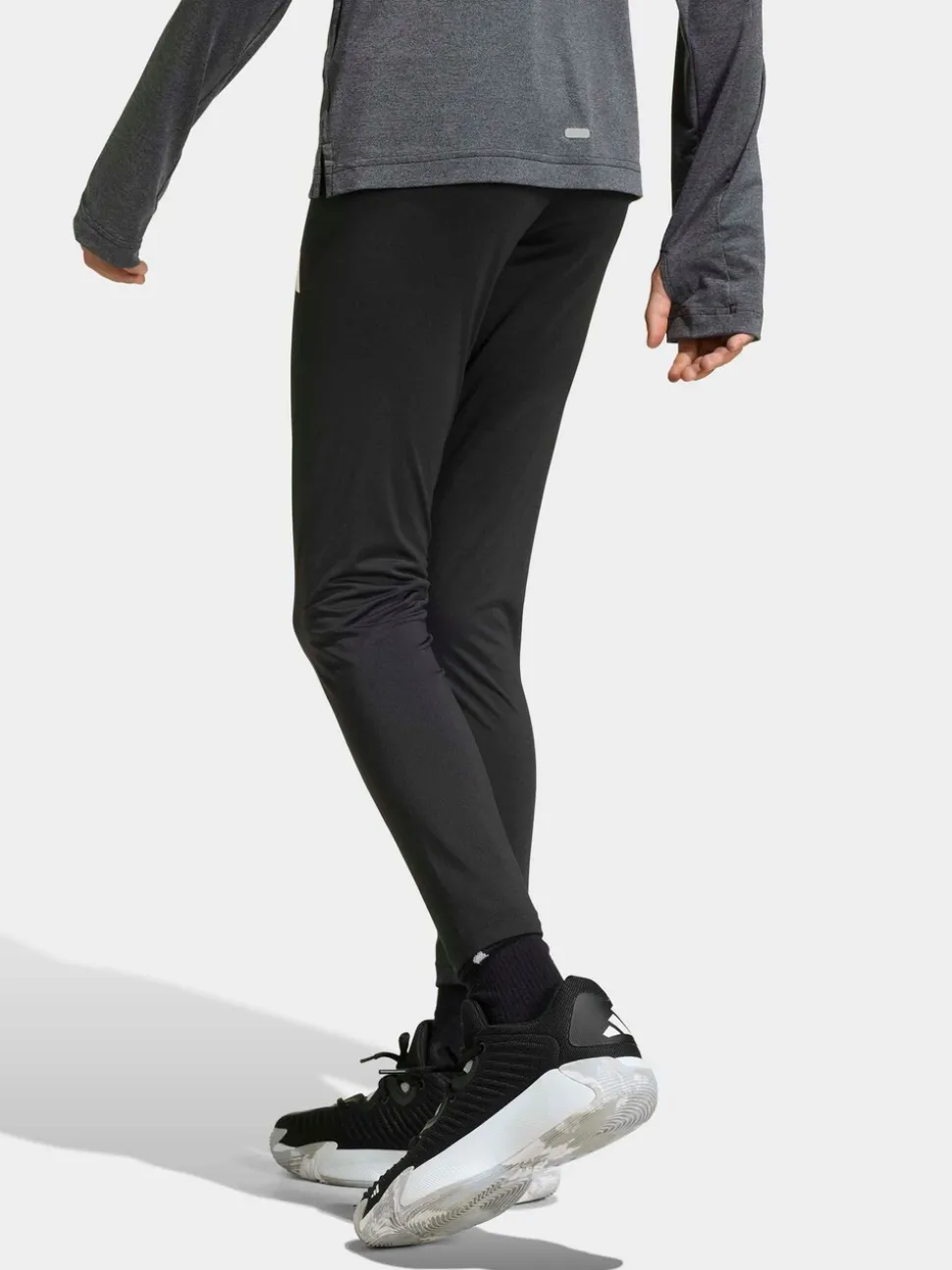 adidas Black Train Essentials 3-Stripes Leggings