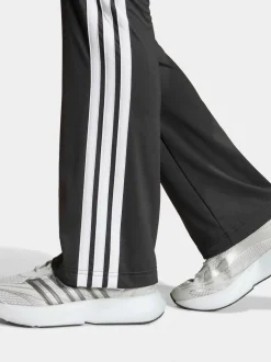 adidas Black Train Essentials 3-Stripes Flared Leggings