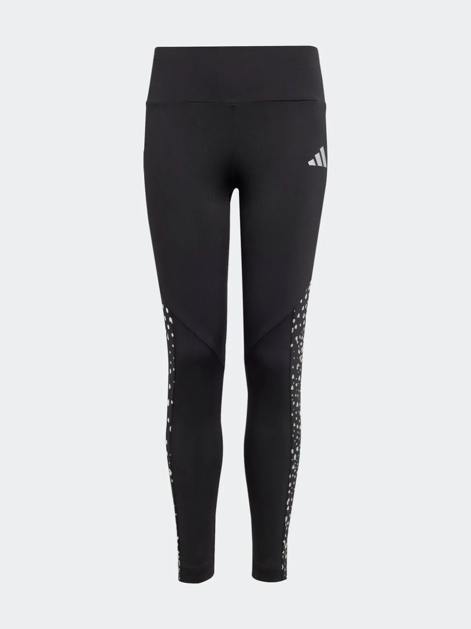 adidas Black Training Essentials Glam Print Kids Leggings