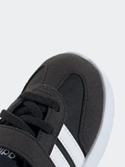 adidas Black/White Run 70s 2.0 Hook and Loop Infant Trainers