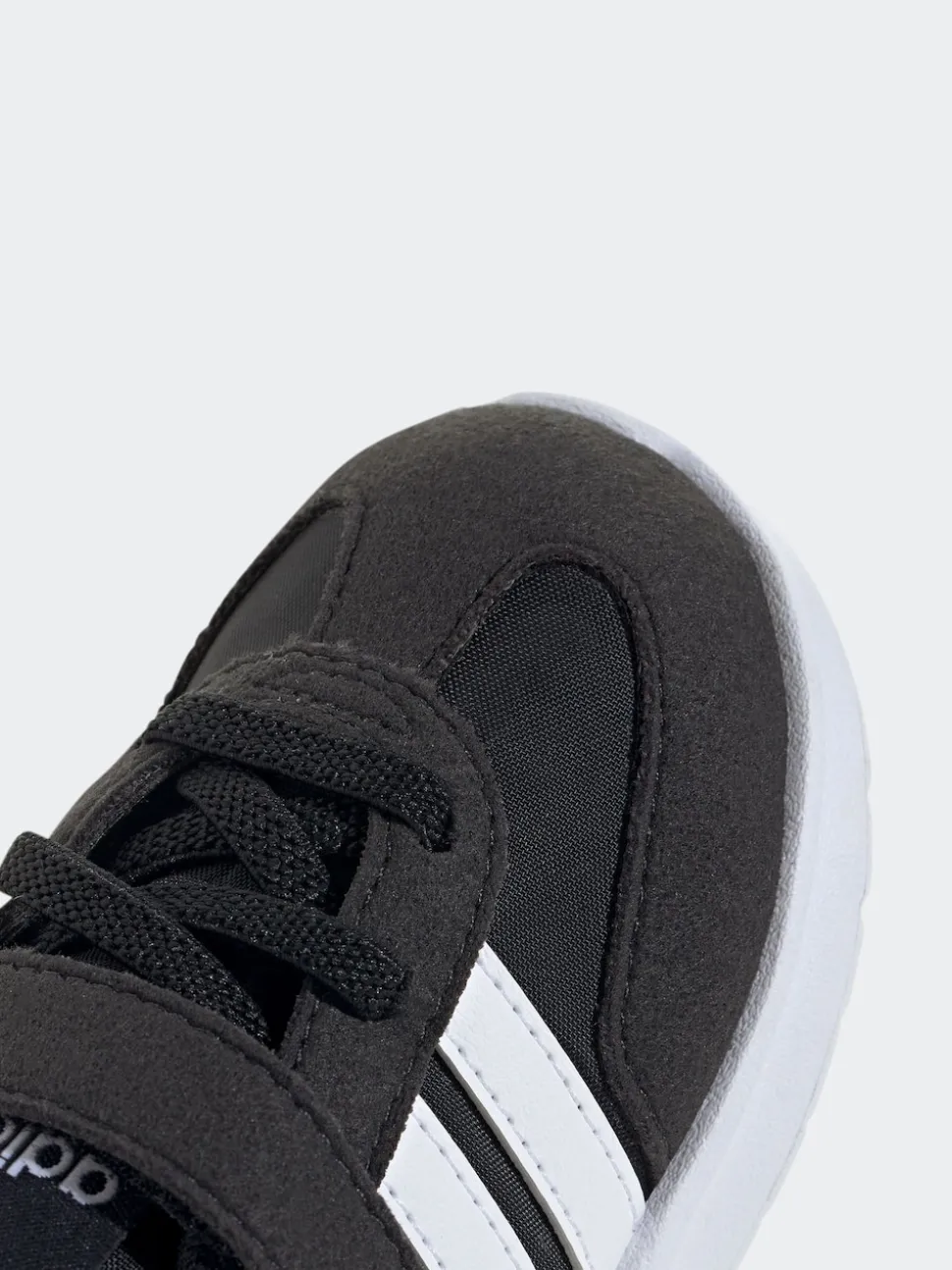 adidas Black/White Run 70s 2.0 Hook and Loop Infant Trainers