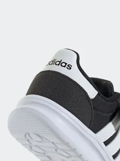 adidas Black/White Run 70s 2.0 Hook and Loop Infant Trainers