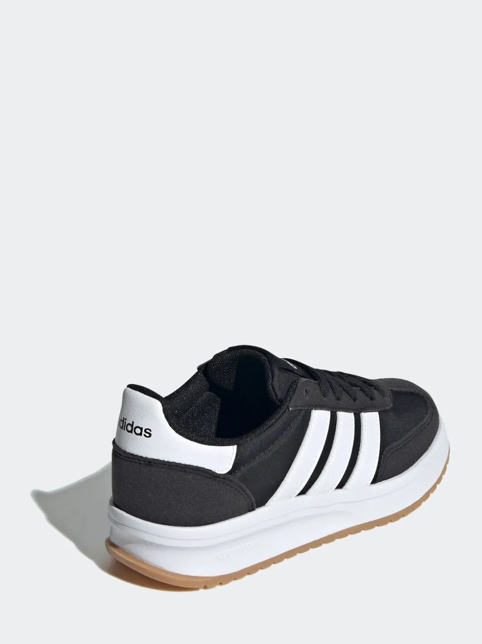 adidas Black/White Run 70s 2.0 Lace Junior Trainers