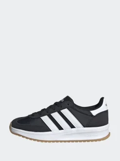 adidas Black/White Run 70s 2.0 Lace Junior Trainers