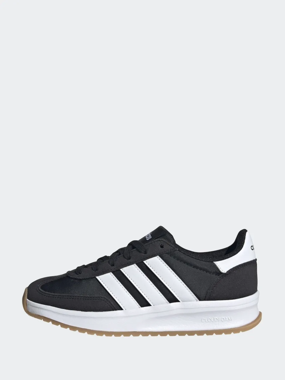 adidas Black/White Run 70s 2.0 Lace Junior Trainers