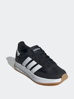 adidas Black/White Run 70s 2.0 Lace Junior Trainers