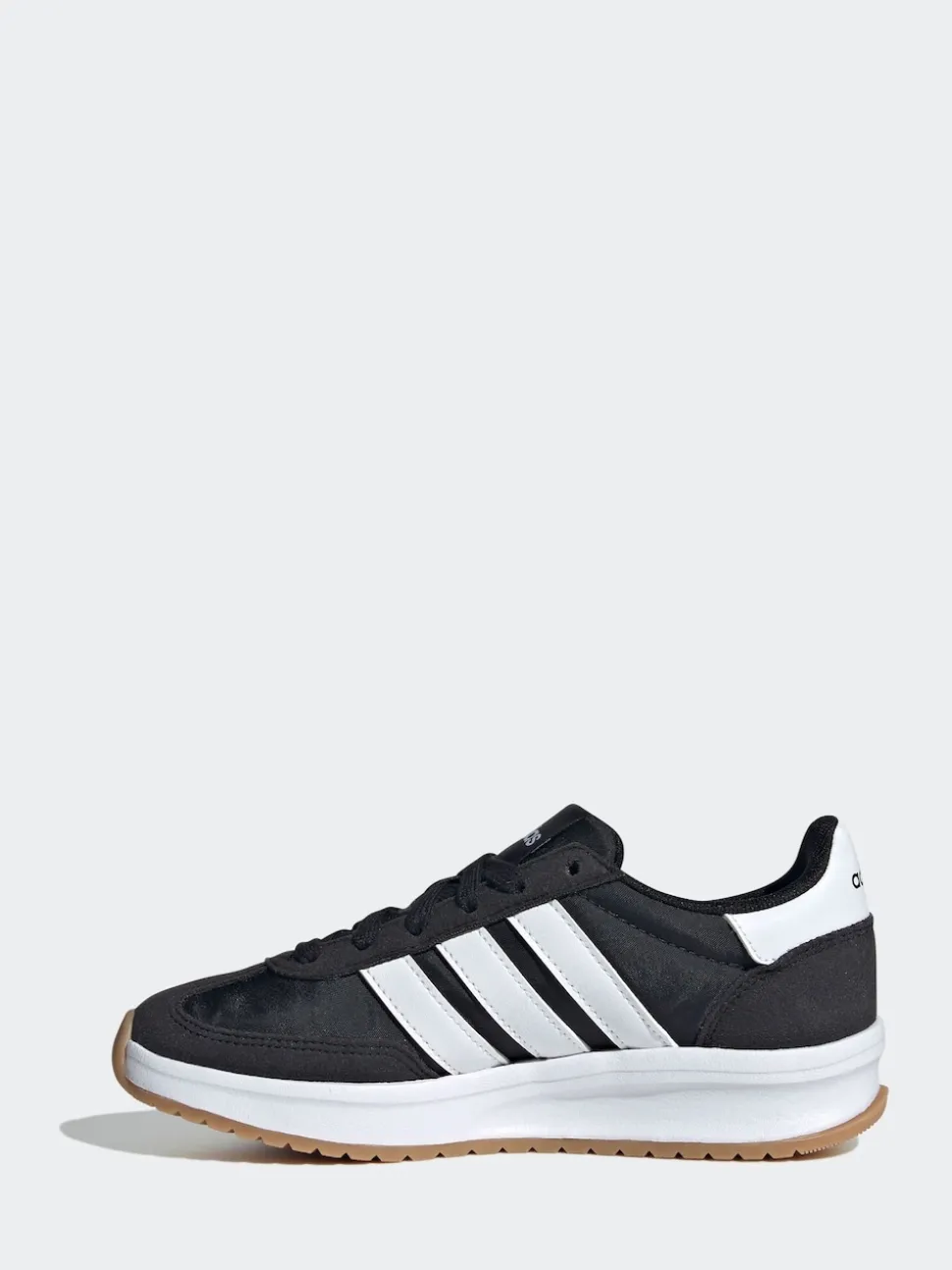 adidas Black/White Run 70s 2.0 Lace Junior Trainers