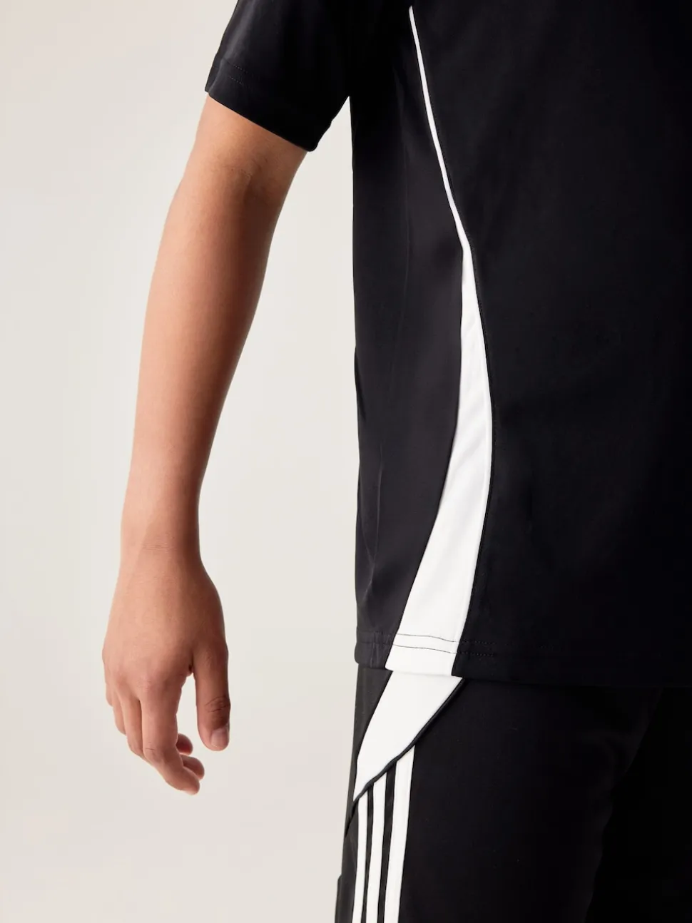 adidas Black/White Tiro 24 Kids Jersey