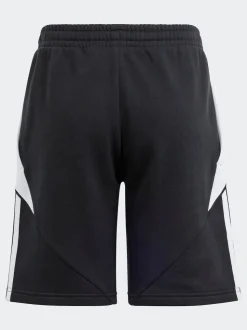 adidas Black/White Tiro 24 Kids Sweat Shorts