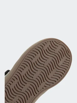 adidas Black/White VL Court 3.0 Hook and Loop Infant Trainers
