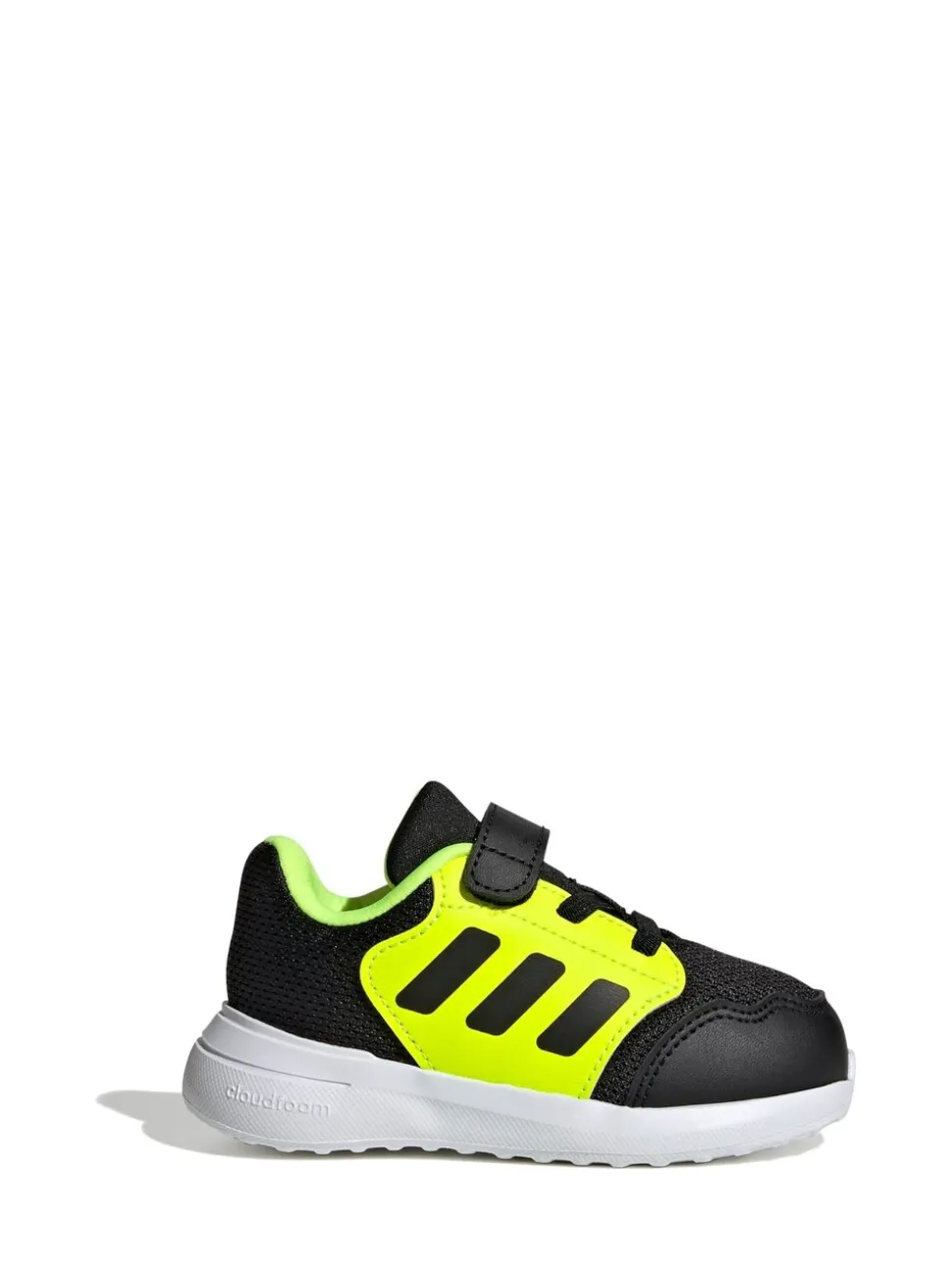 adidas Black/Yellow VS Pace 2.0 Hook and Loop Infant Trainers
