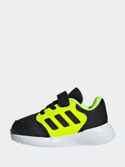adidas Black/Yellow VS Pace 2.0 Hook and Loop Infant Trainers