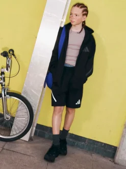 adidas Black Z.N.E. Full-Zip Hooded Track Jacket