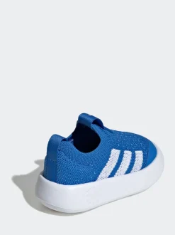 adidas Blue Bubblecomfy Slip On Infant Trainers