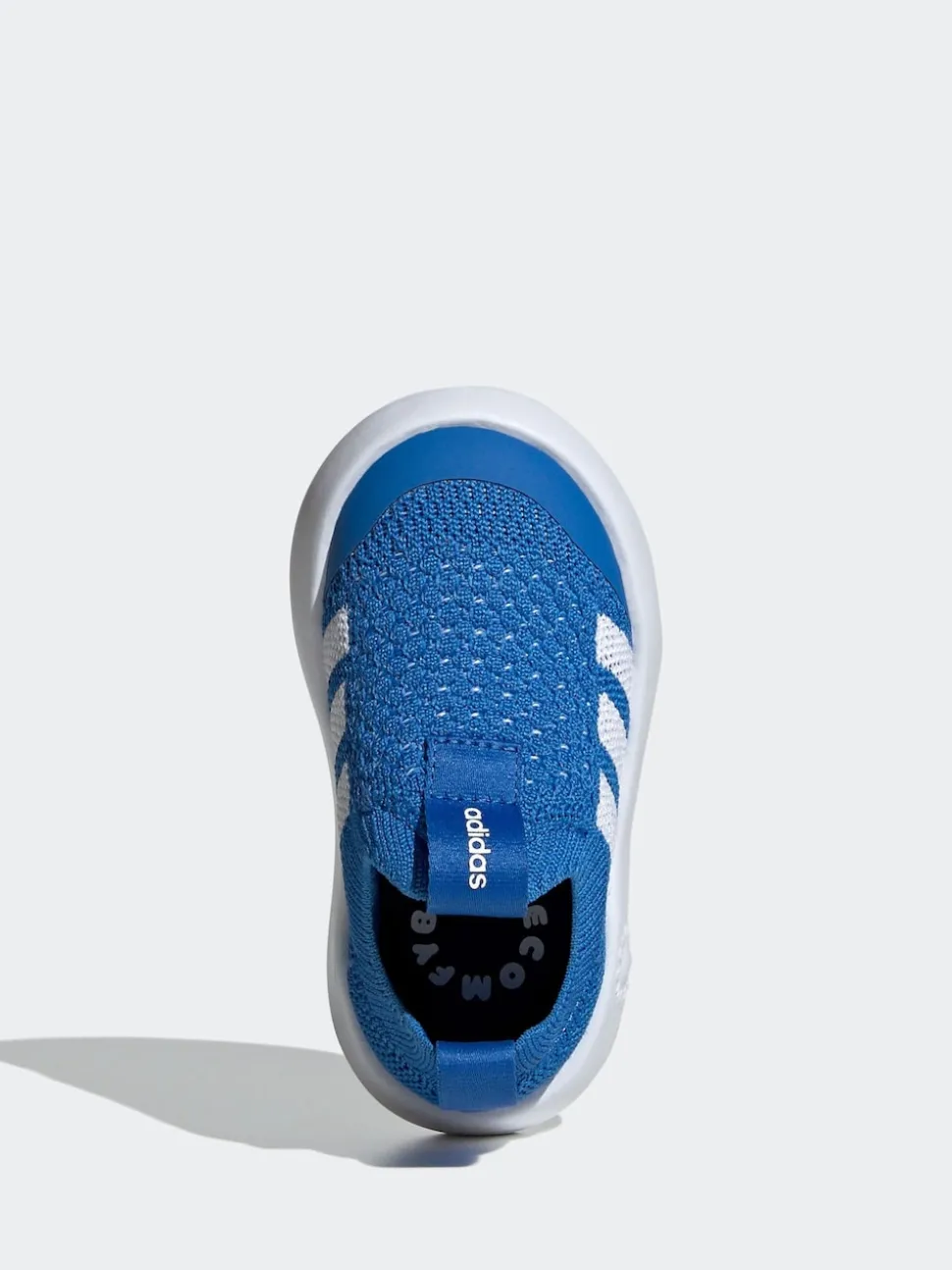adidas Blue Bubblecomfy Slip On Infant Trainers