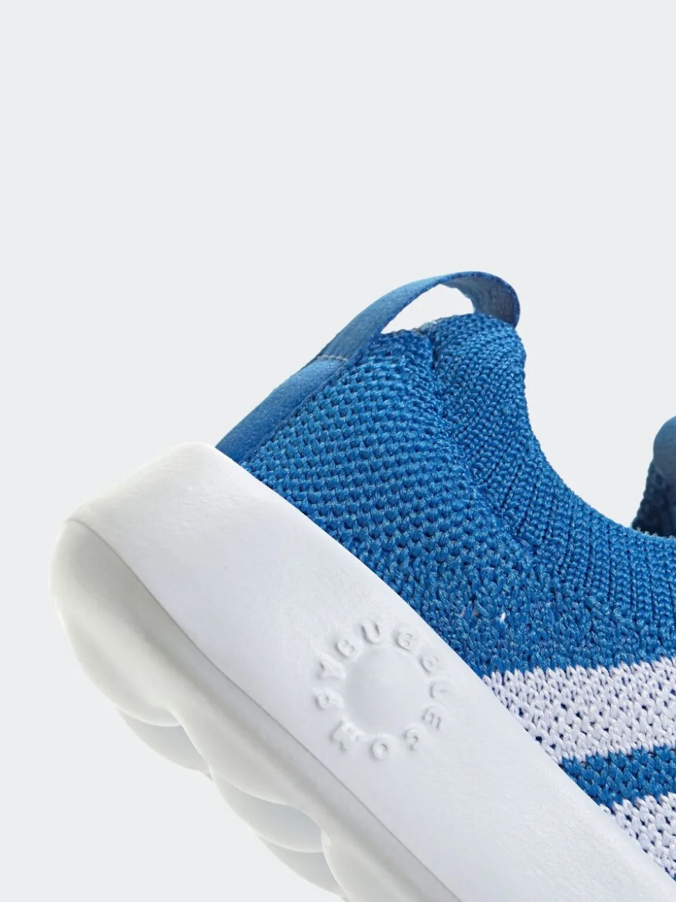 adidas Blue Bubblecomfy Slip On Infant Trainers