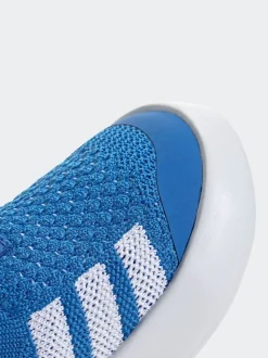 adidas Blue Bubblecomfy Slip On Infant Trainers