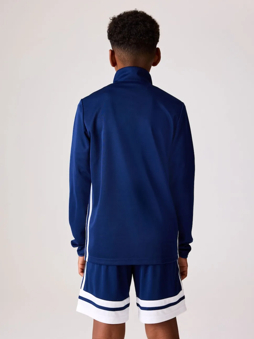 adidas Blue Chrome Tiro 25 Essentials Kids Training Top