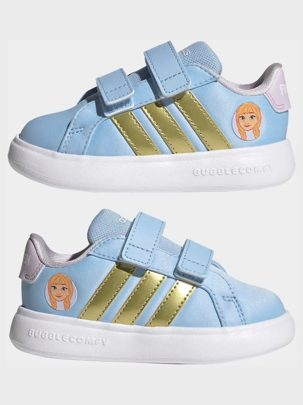 adidas Blue Disney Frozen Grand Court 3.0 Infant Trainers