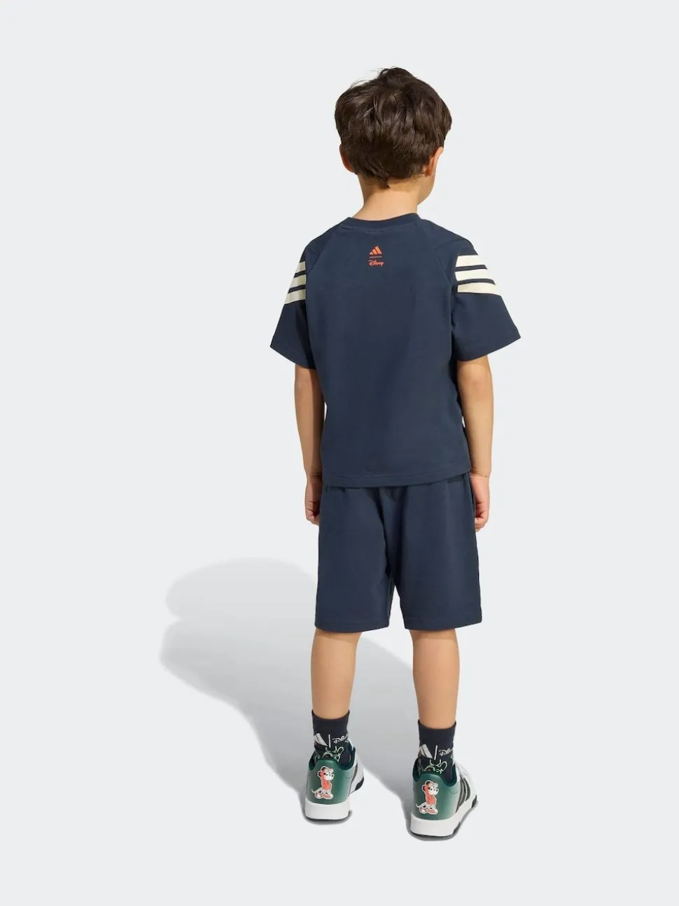 adidas Blue Disney Mickey Mouse T-Shirt and Shorts Set Little Kids