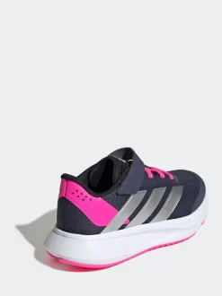 adidas Blue Duramo SL Hook and Loop Running Kids Trainers