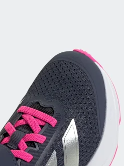 adidas Blue Duramo SL Hook and Loop Running Kids Trainers