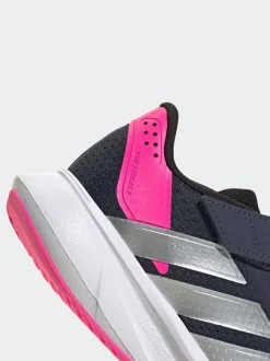 adidas Blue Duramo SL Hook and Loop Running Kids Trainers
