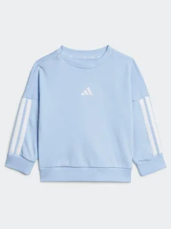adidas Blue Essentials Infant Kids Joggers Set