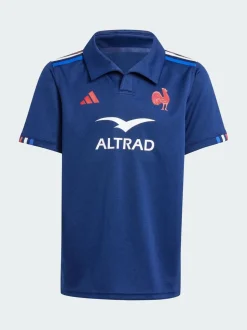 adidas Blue France Rugby Home Jersey