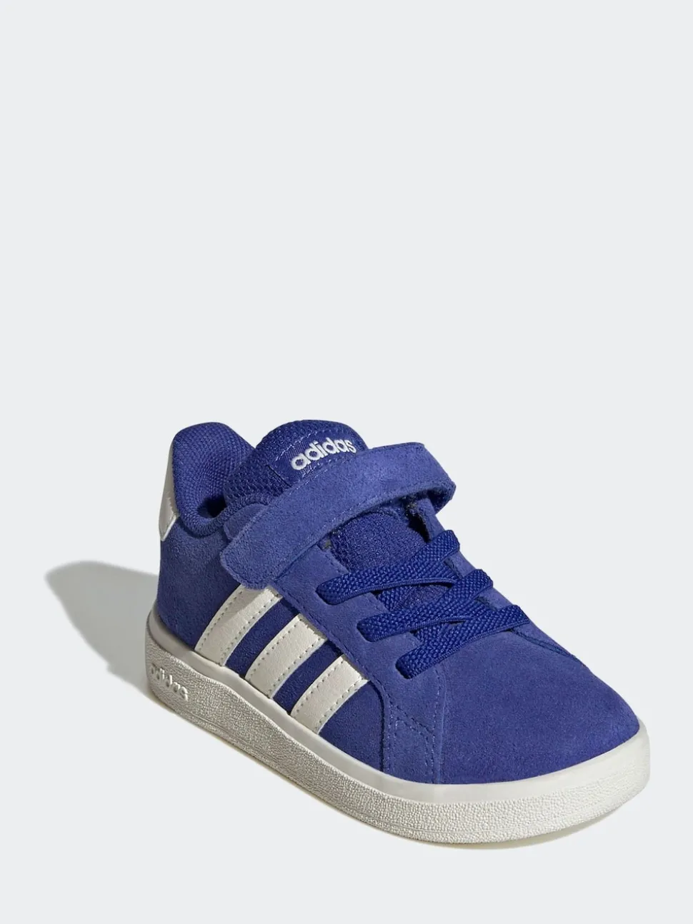 adidas Blue Grand Court 2.0 Elastic Lace Infant Trainers