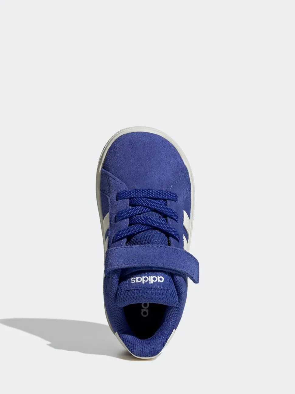 adidas Blue Grand Court 2.0 Elastic Lace Infant Trainers