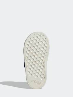 adidas Blue Grand Court 2.0 Elastic Lace Infant Trainers