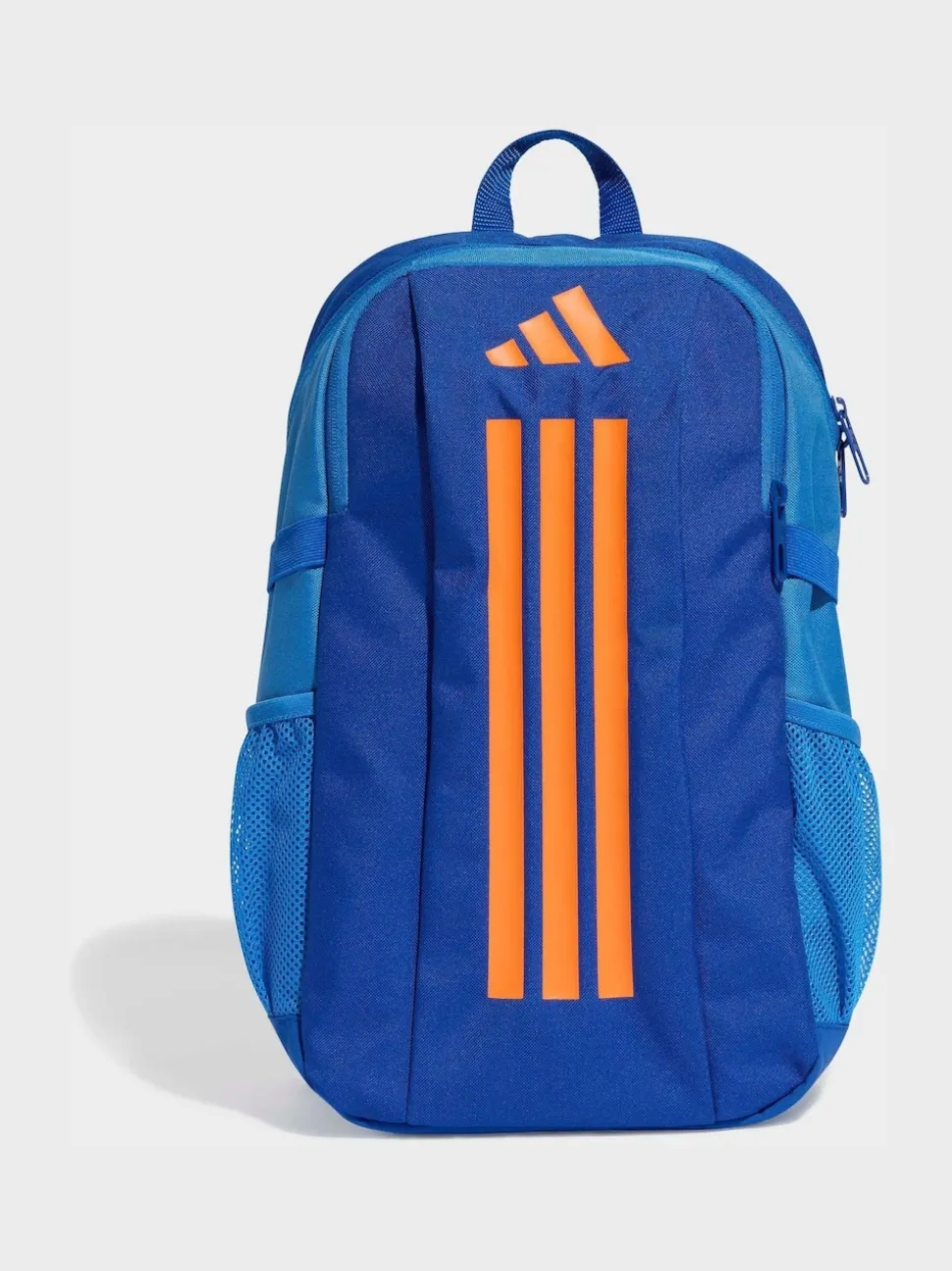 adidas Blue/Orange Kids 3 Stripe Backpack